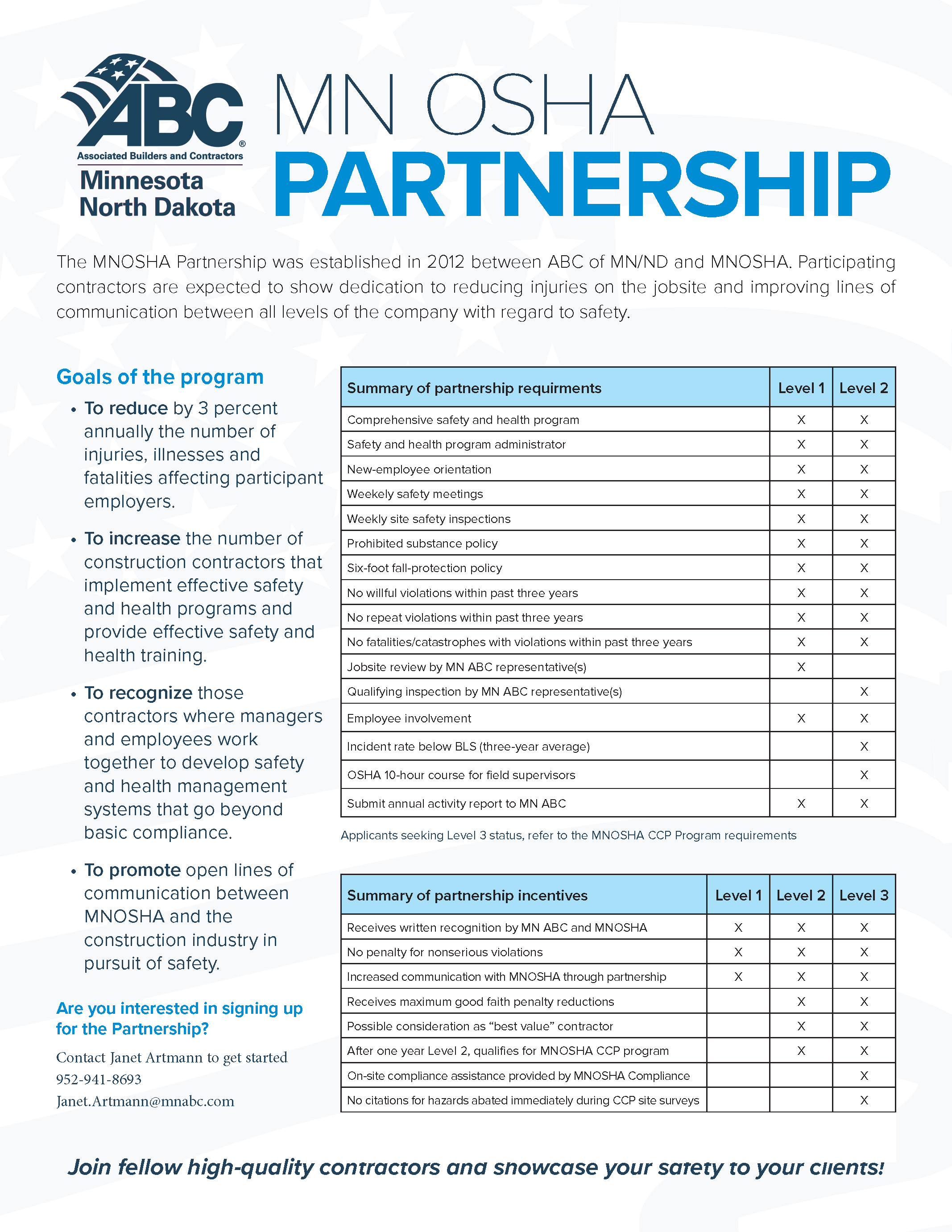 Osha Mn MN OSHA Partnership
